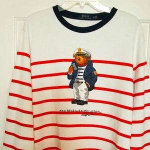 NWOT,,,,RALPH LAUREN POLO BEAR SWEATER